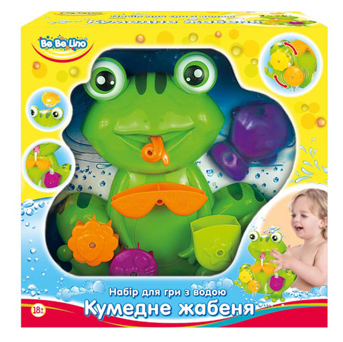 Детский набор для игры с водой 'Забавный лягушонок'