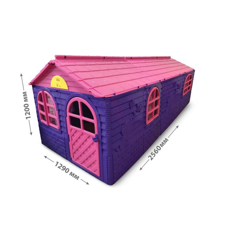 Детский пластиковый большой домик 'Фиолетовый''