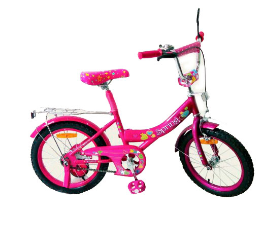 Детский розовый велосипед 'Spring' 18'