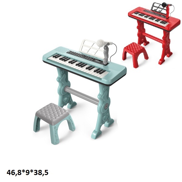 Детский синтезатор с микрофоном