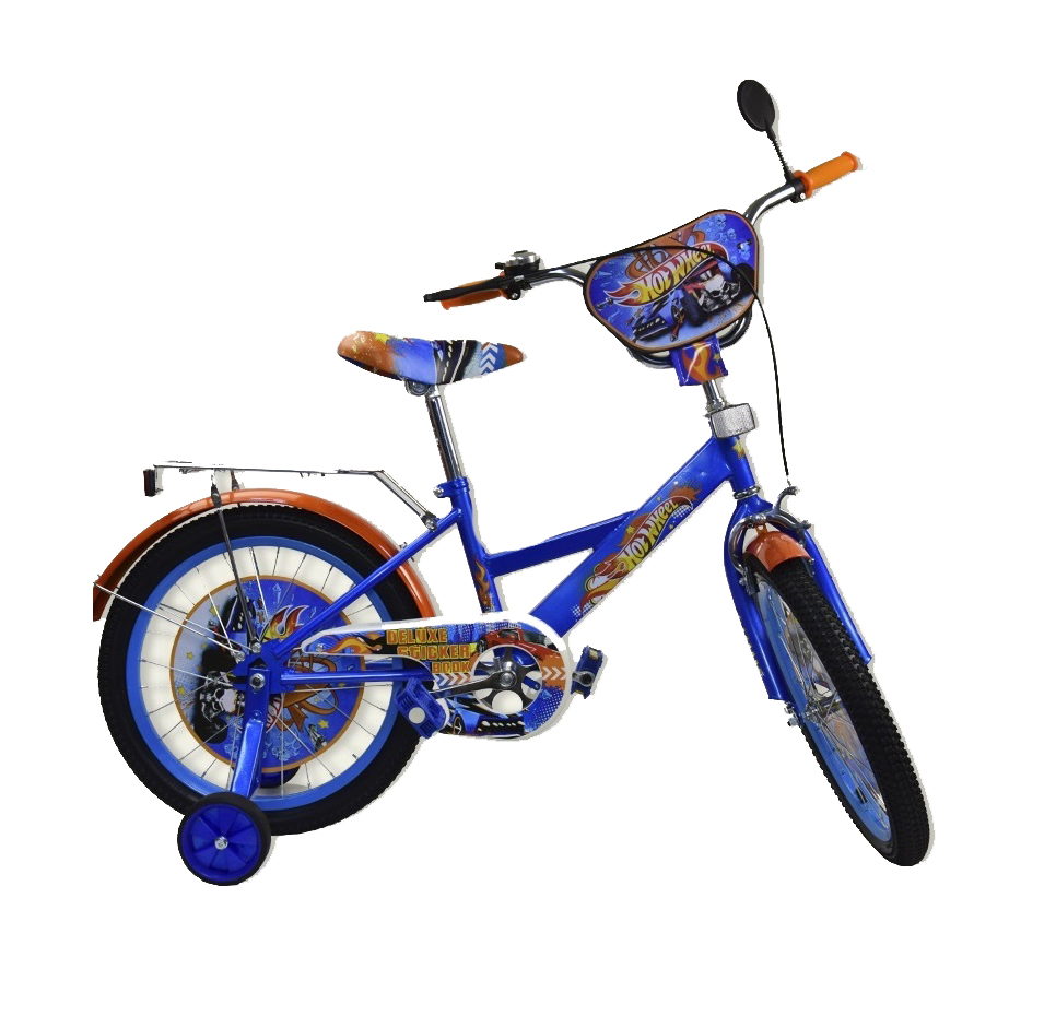 Детский велосипед 16' со страховочными колесами 'HOT WHEEL'