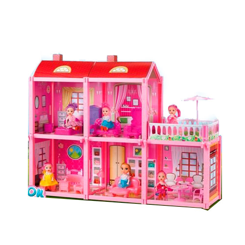 Будиночок з ляльками і меблями