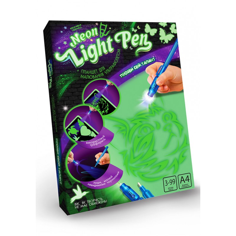 Дошка для малювання світлом 'Neon light pen'