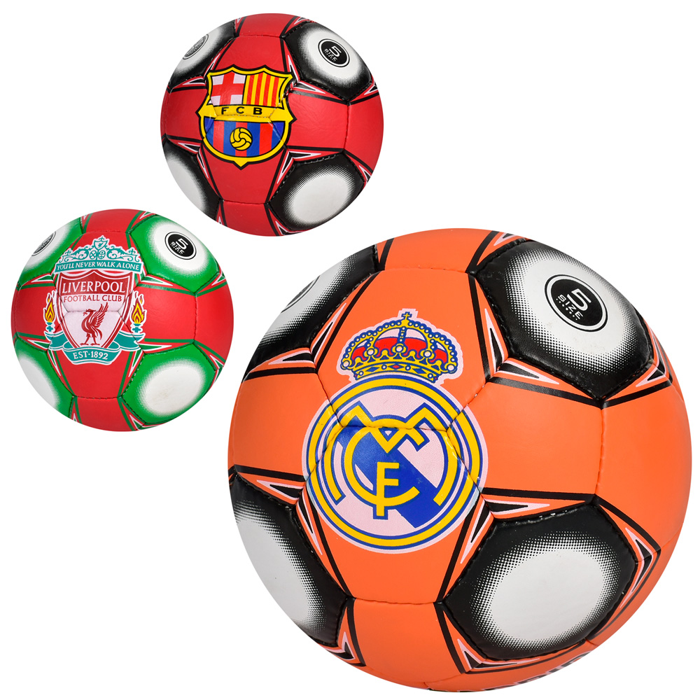 Футбольный мяч 'Футбольные клубы' размер 5