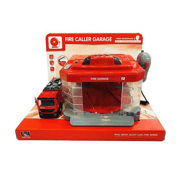 Гараж с мойкой 'Пожарная станция'