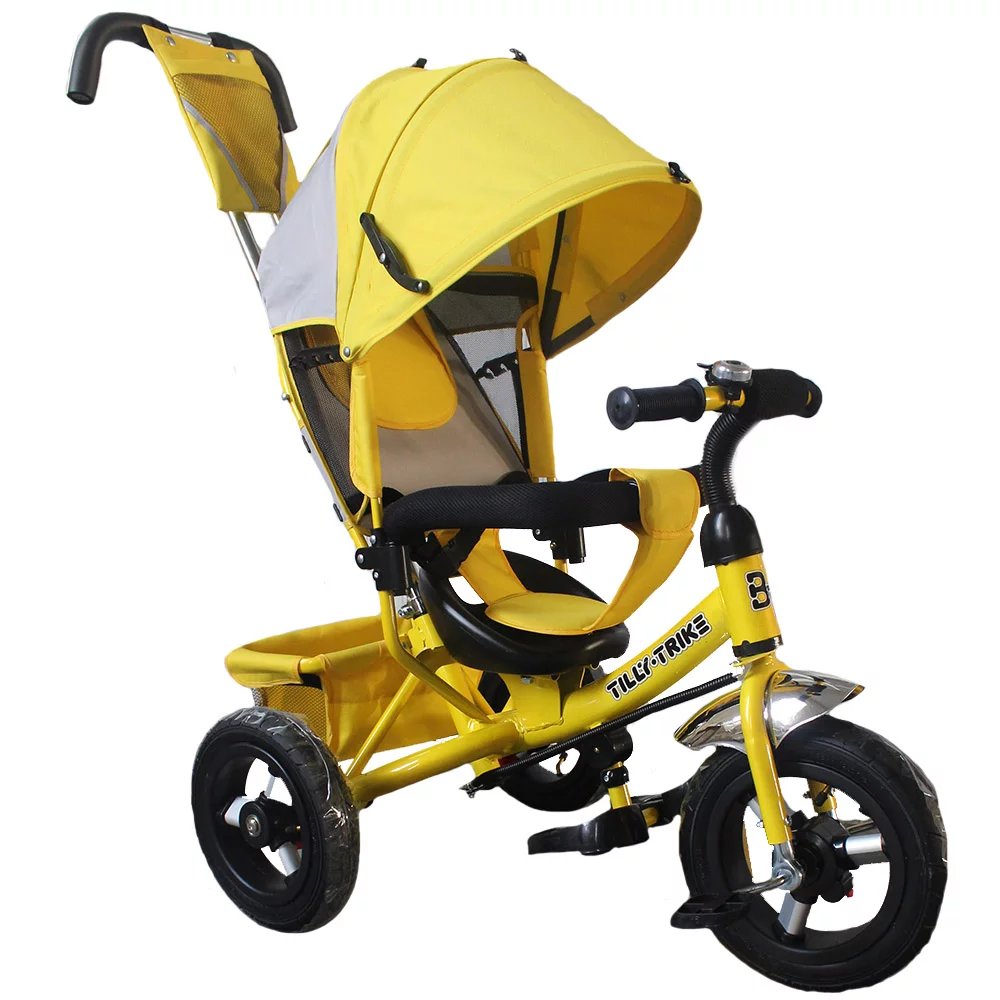 Жовтий триколісний велосипед Tilly Trike