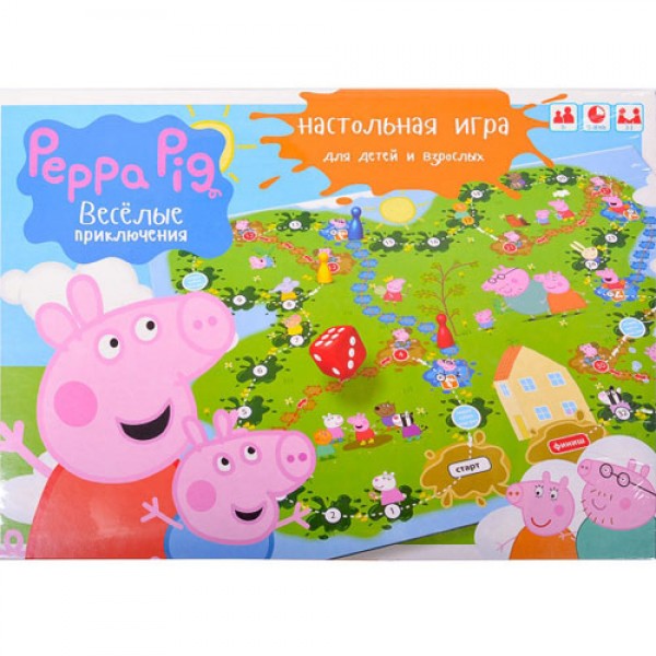 Настольная семейная игра 'Приключения свинки Пепа'
