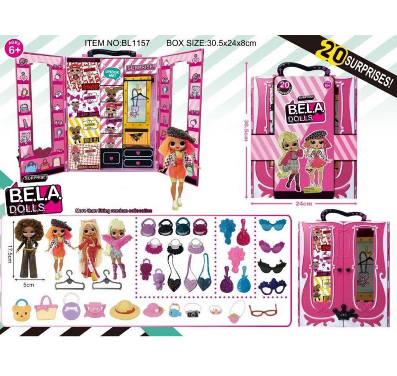 Игровой набор кукла Bella Dolls
