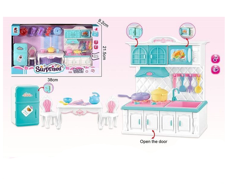 Игровой набор мебели для кукол 'Кухня'