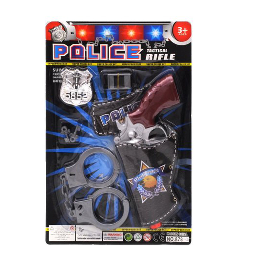 Игровой набор полицейского со значком шерифа