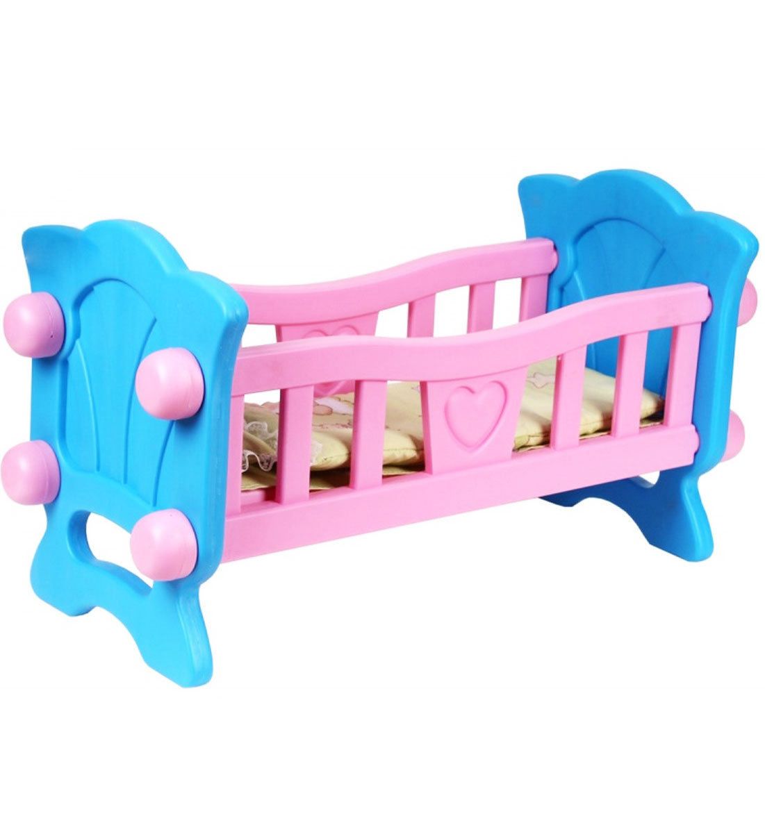 Іграшкове дитяче ліжечко для пупсів