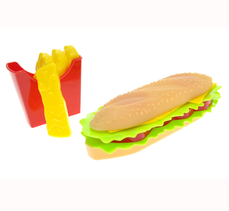 Іграшкова їжа 'Сендвіч і картопля фрі'