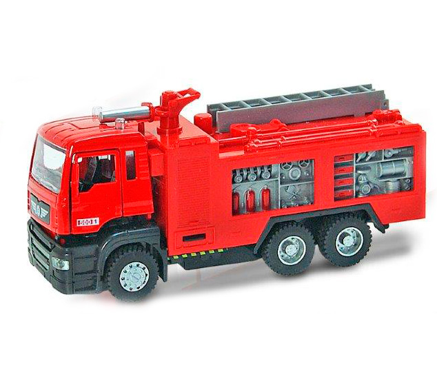 Органайзер для хранения игрушек Пожарная машина, складной