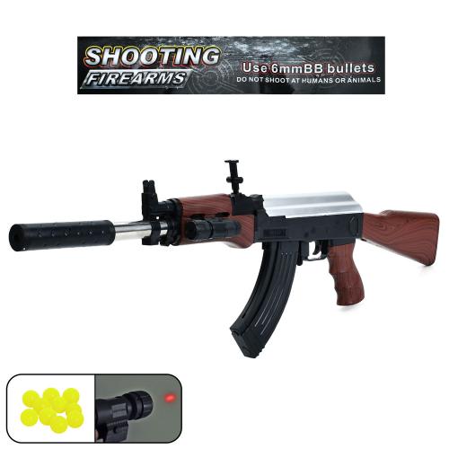 Игрушечная копия автомата с глушителем