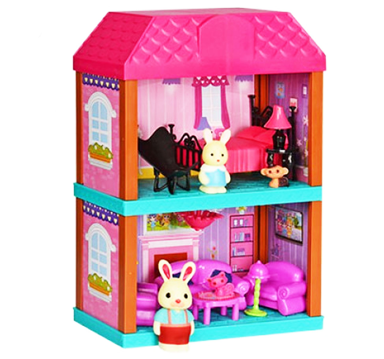 Іграшковий будинок з фігурками 'Лісові мешканці'