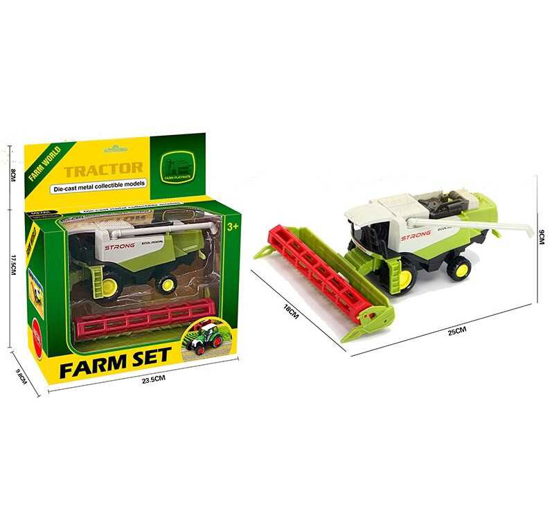 Іграшковий комбайн із жниваркою