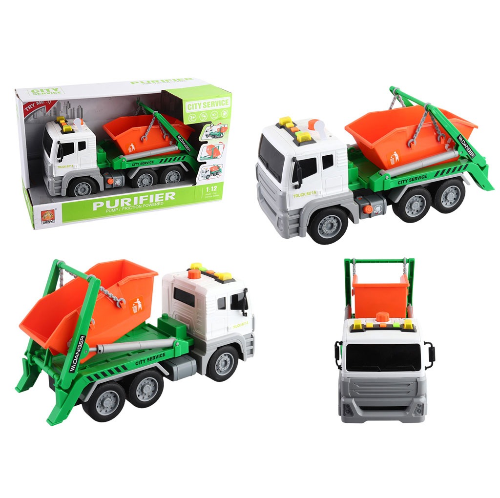 Іграшковий самоскид на батарейках