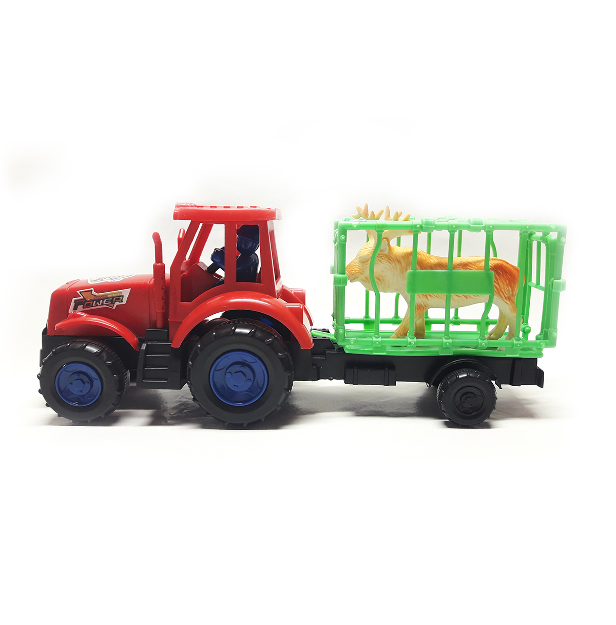 Іграшковий трактор для перевезення тварин