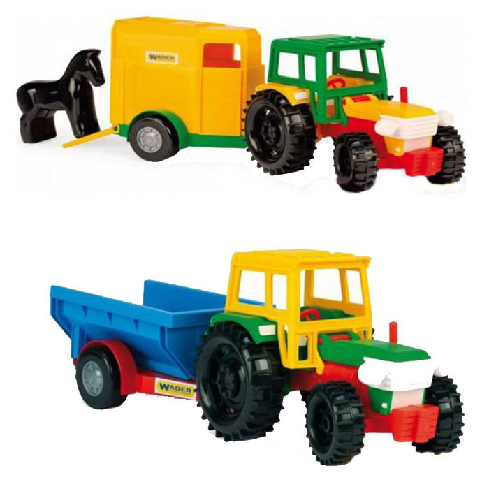 Іграшковий трактор з причепом 'Wader'
