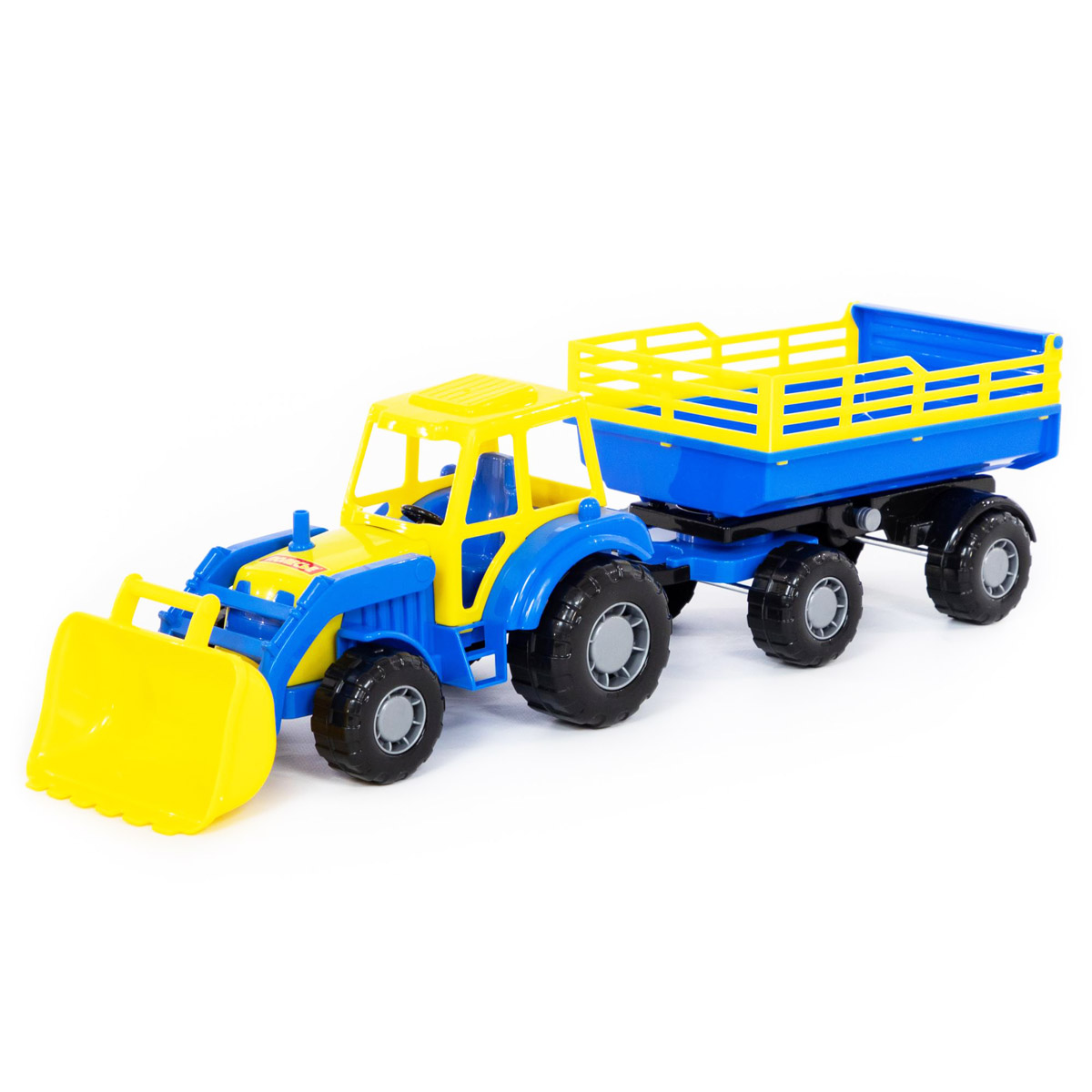 Іграшковий тракторт з причепом №2 і ковшом 'Майстер'