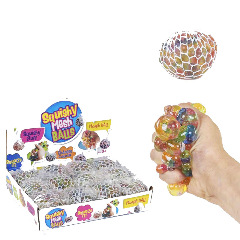 Іграшка-антистрес з гідрогелевимі кульками 'Мізки'