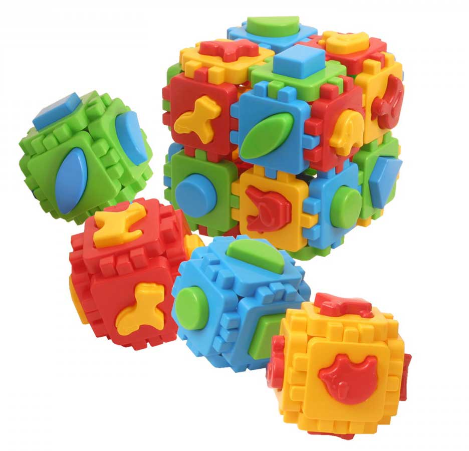 Іграшка куб-пазл 'Розумний малюк' '