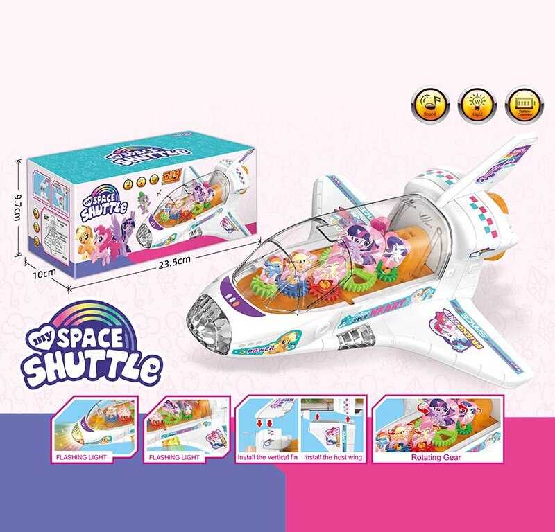 Игрушка самолет с подсветкой и музыкой