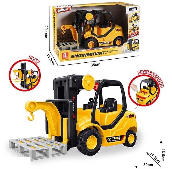 Игрушка вилочный погрузчик с поддоном
