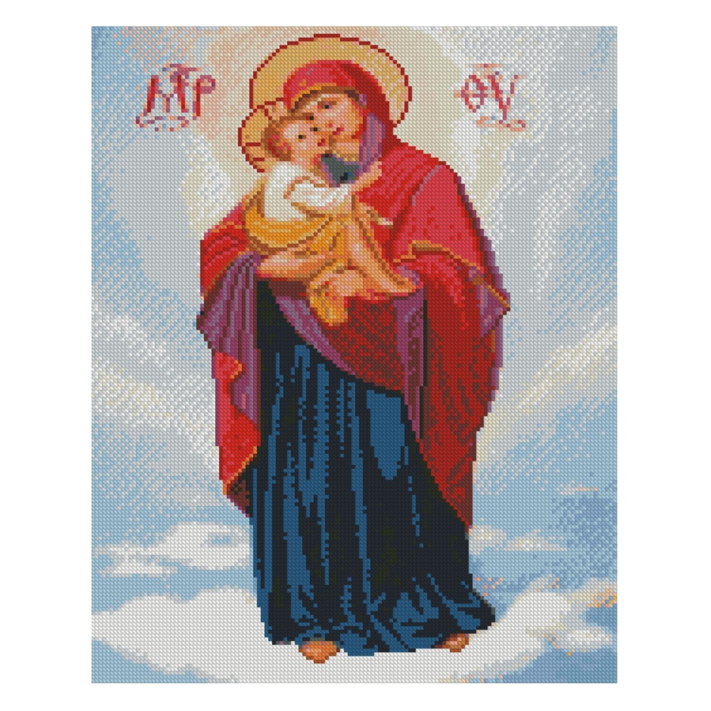 Картина алмазами 'Августовська Божа Матір'