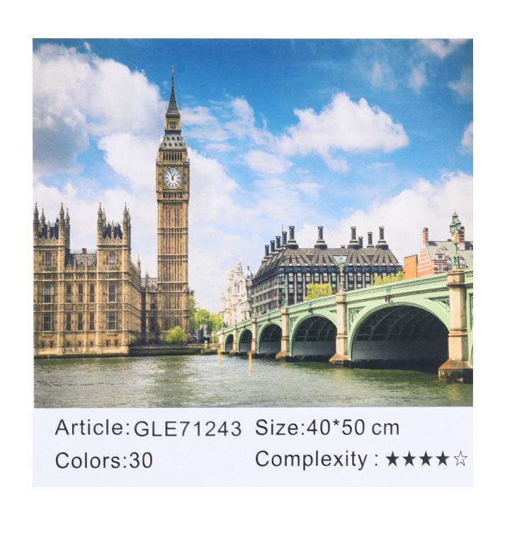 Картина алмазами на подрамнике 'Лондон'