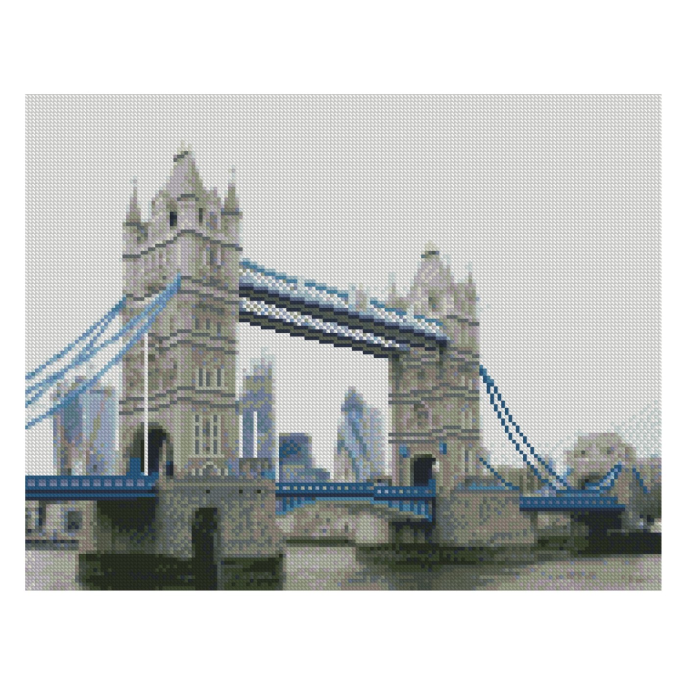 Картина алмазами на подрамнике 'Лондонский Tower Bridge'