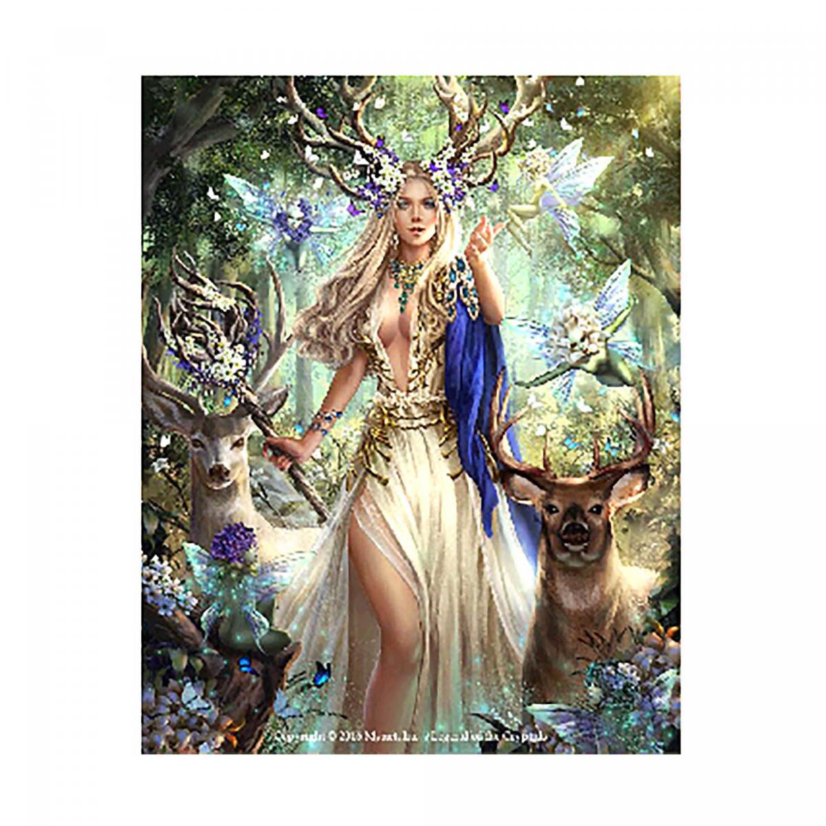 Картина алмазами на подрамнике 'Царица леса'