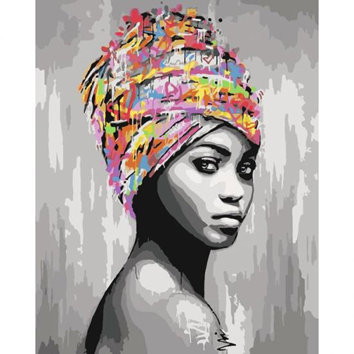 Картина за номерами 'Африканська красуня'