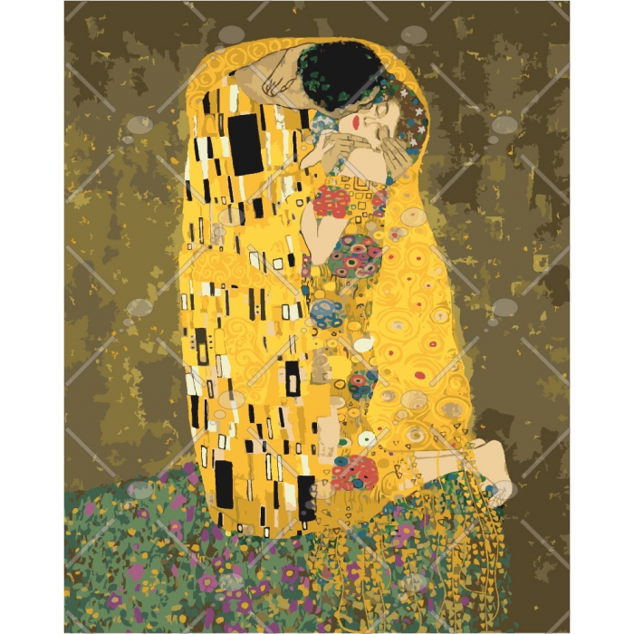 Картина за номерами 'Аура поцілунку 2 Густав Клімт'