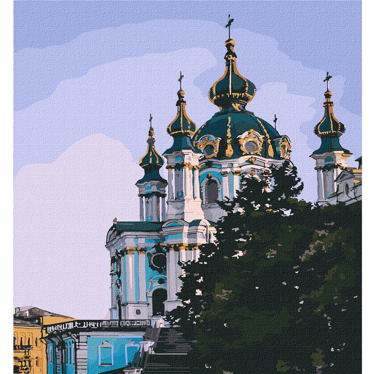 Картина по номерам 'Частичка Киева'