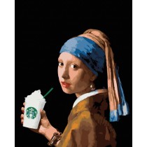 Картина по номерам 'Девушка с жемчужной сережкой'
