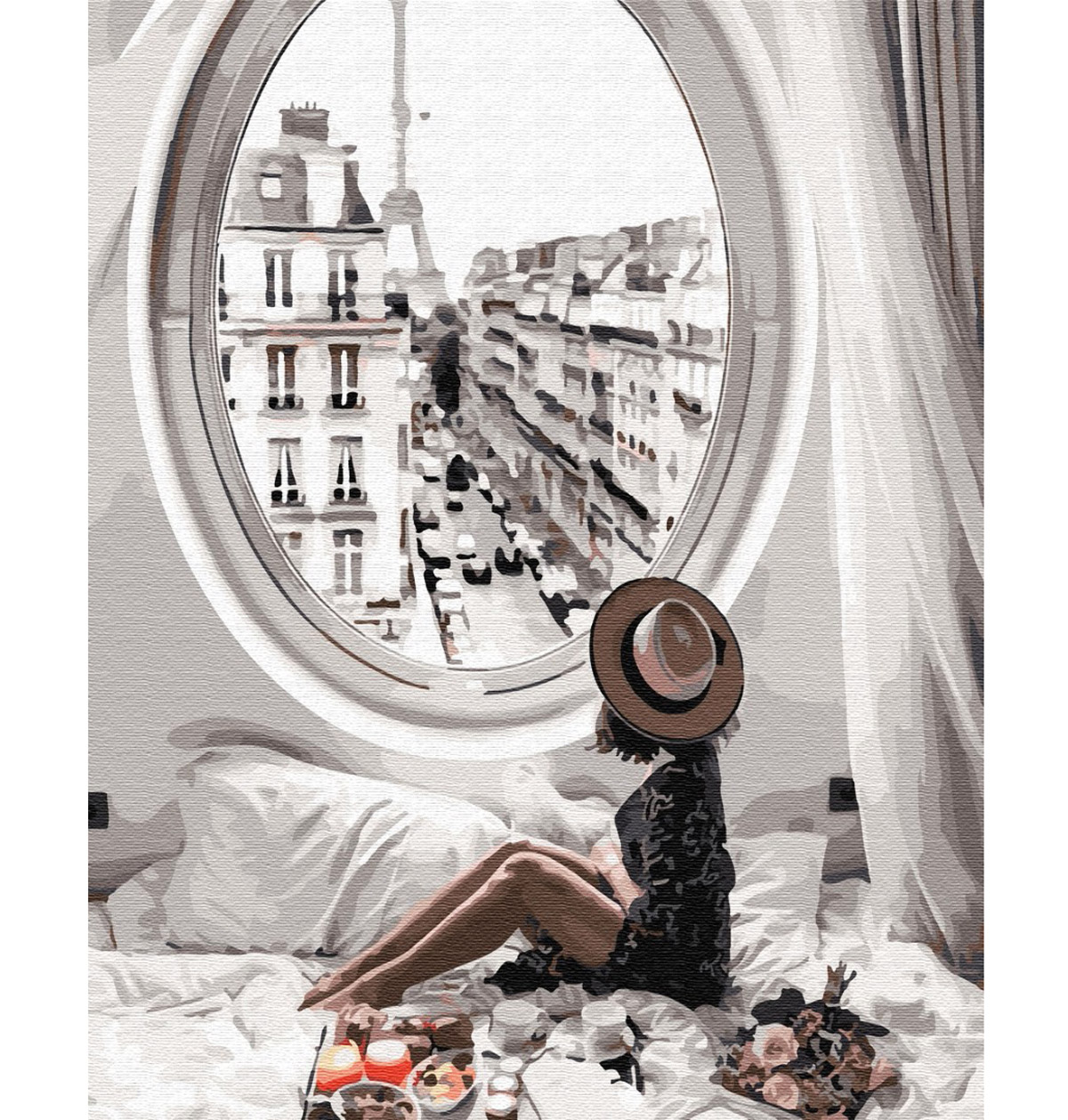 Картина по номерам 'Лучшее утро в Париже'