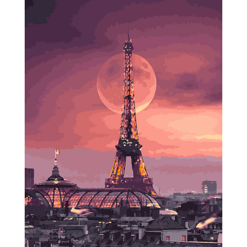 Картина по номерам 'Магический Париж'