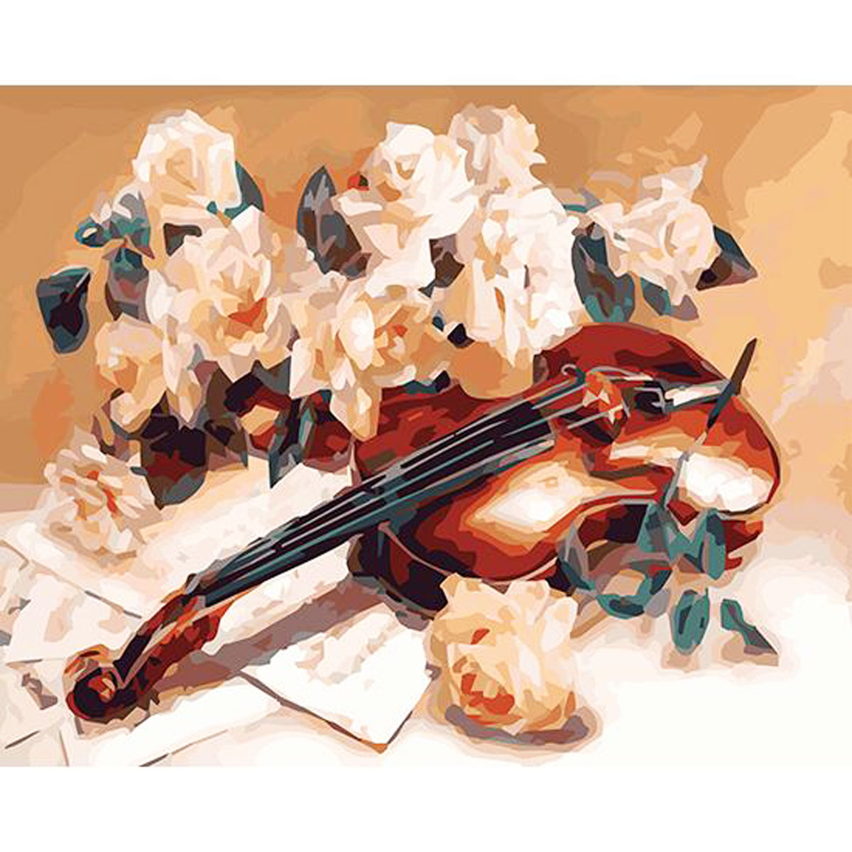 Картина по номерам 'Мелодия скрипки'