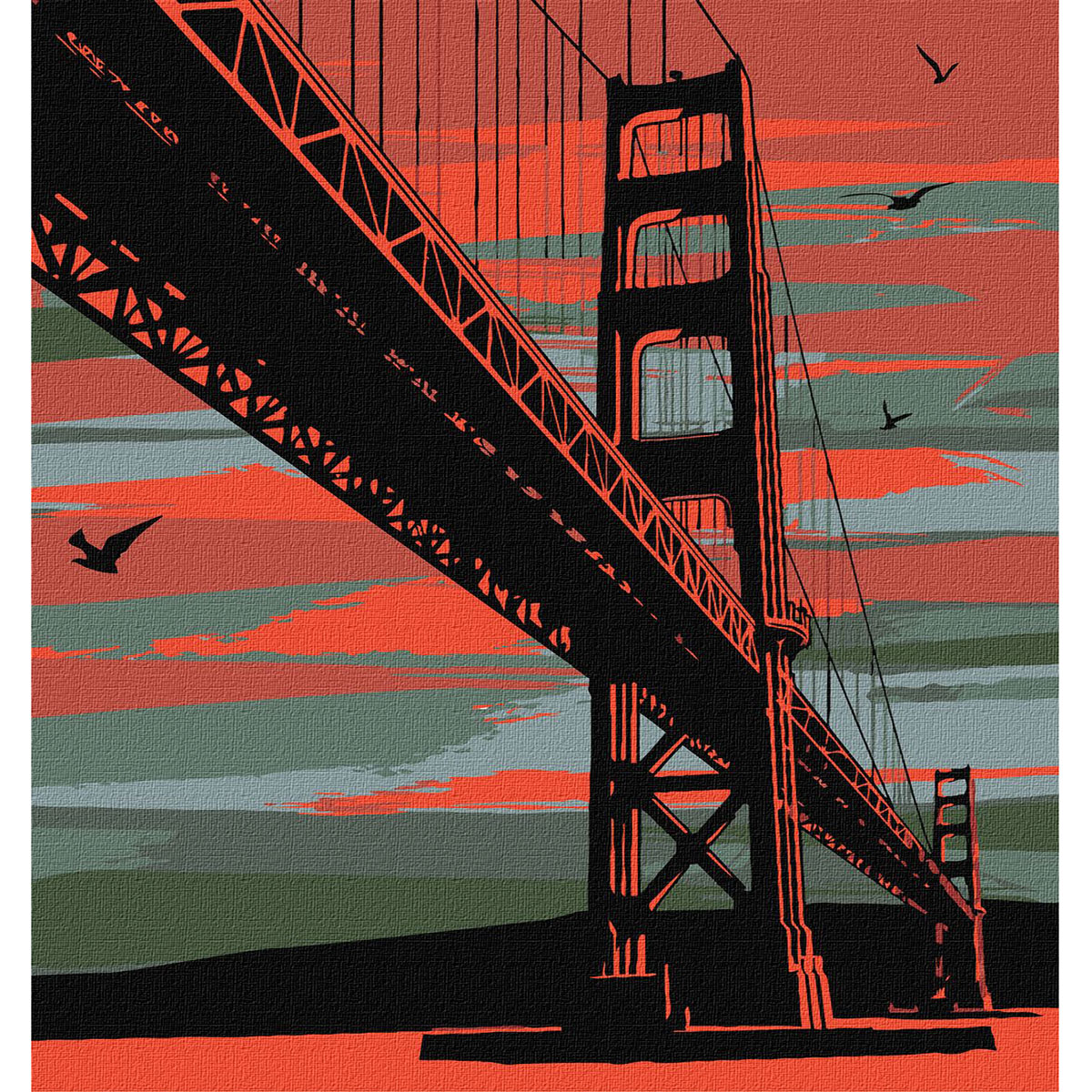 Картина за номерами 'Містичний Сан-Франциско'