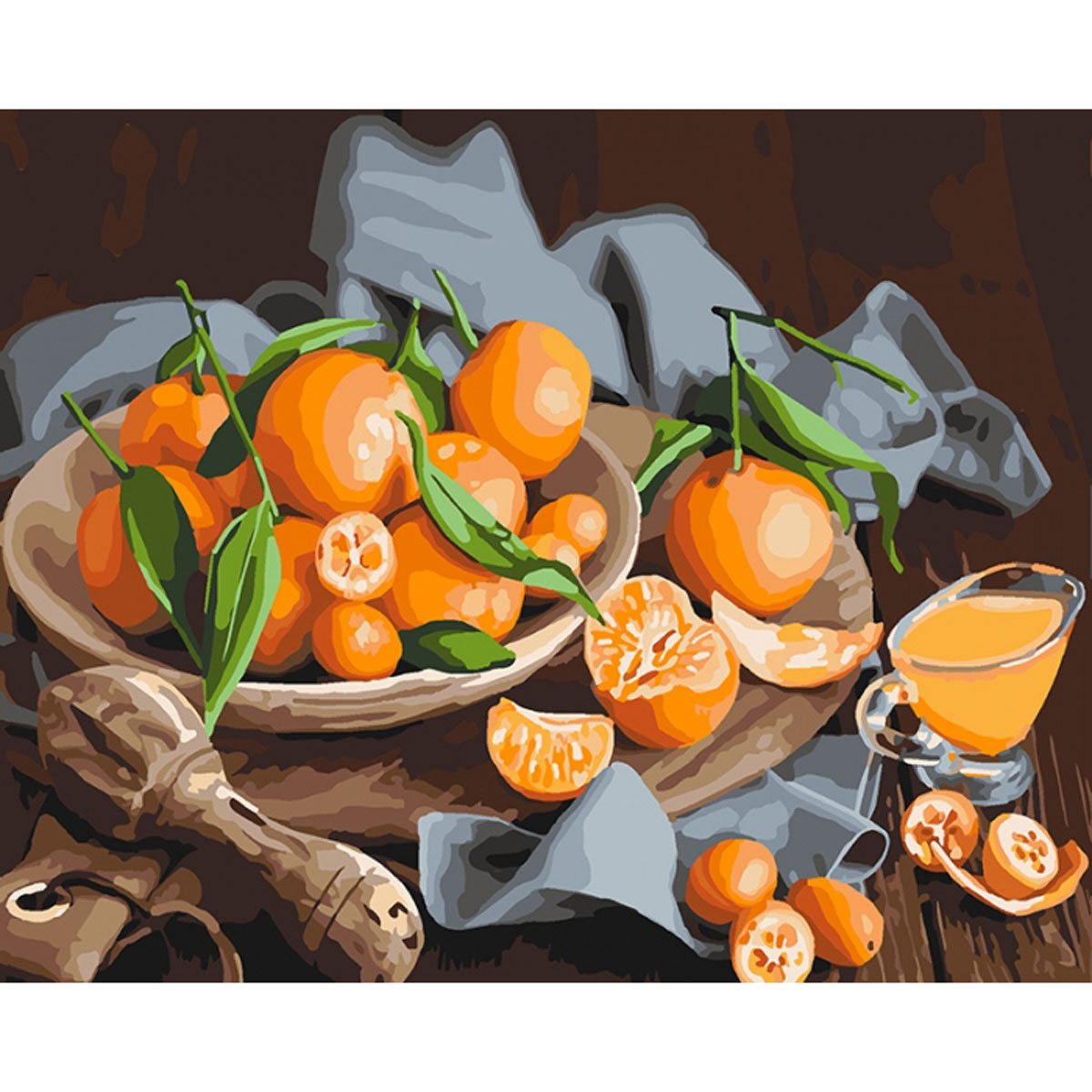 Картина по номерам 'Оранжевое наслаждение'