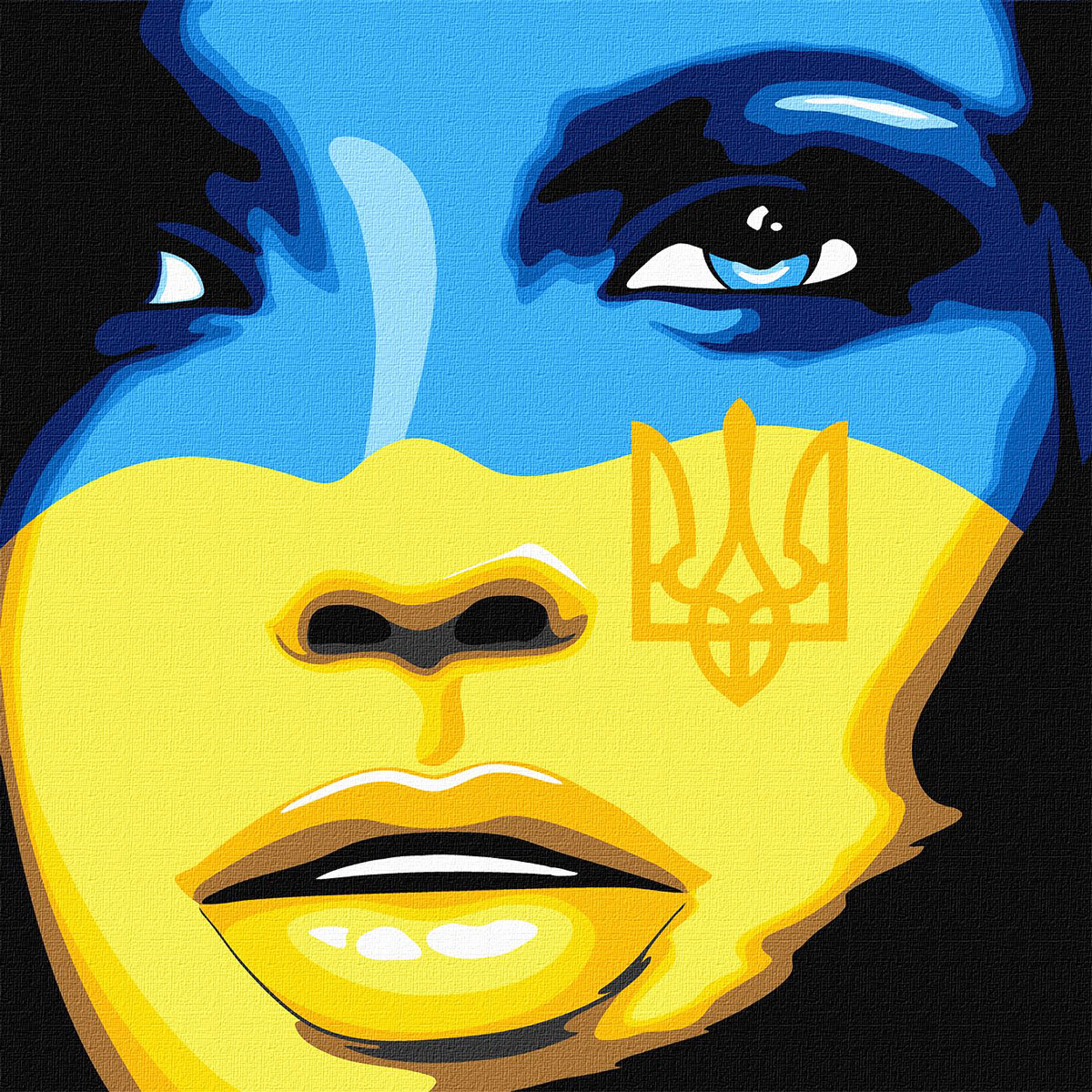 Картина за номерами 'Вільна Україна'