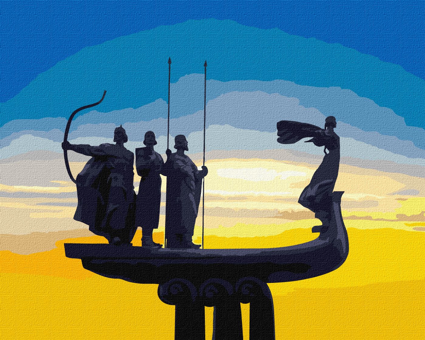 Картина по номерам 'Основатели Киева'