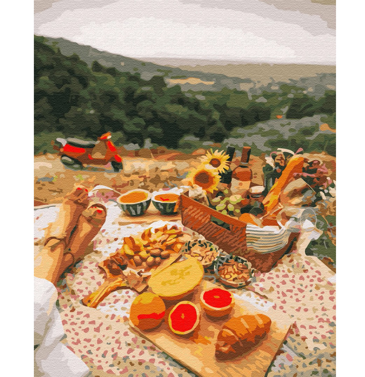 Картина за номерами 'Пікнік в Провансі'