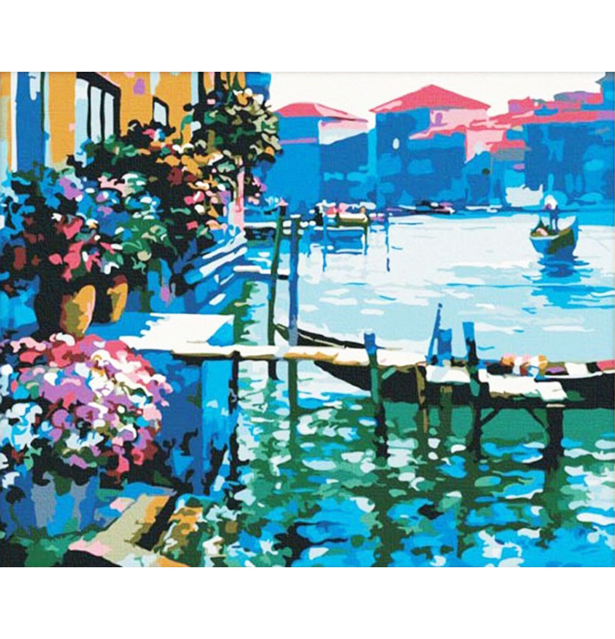 Картина за номерами 'Причал в Венеції'