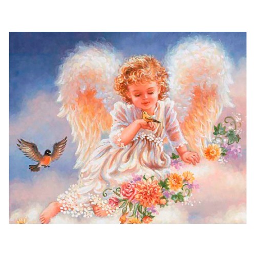 Картина по номерам 'Прикосновение ангела'