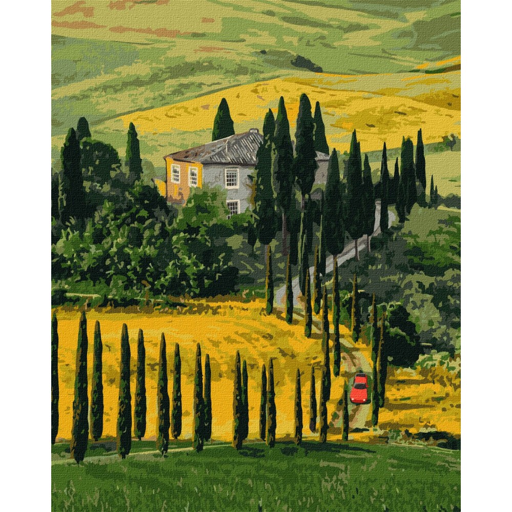 Картина по номерам 'Путешествие в Тоскану'