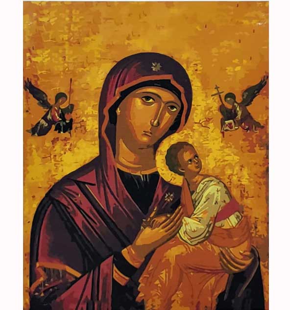 Картина по номерам 'Страстная икона Божией Матери'