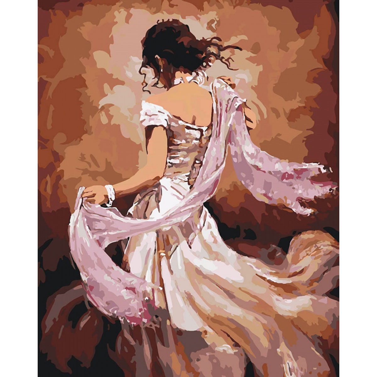 Картина по номерам 'Танцовщица фламенко'