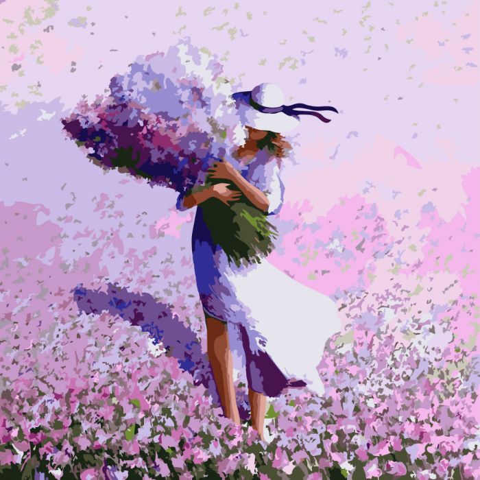 Картина по номерам 'Цветочное поле'